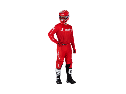 LEATT motokrosový komplet Moto 3.5 Ride Kit – červená 2026