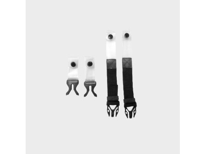 LEATT súprava popruhov Strap Pack 3.5 5.5 - Junior – čierna, veľkosť JUNIOR