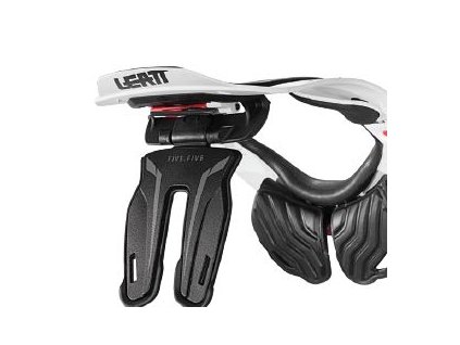 LEATT zadný a hrudný diel GPX 4.5 – biela, veľkosť S/M