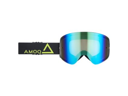 AMOQ Okuliare Vision magnetické čierna-fluo - zlatá zrkadlová