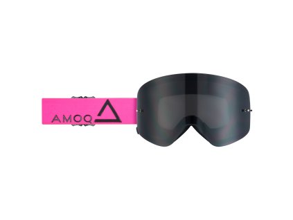 AMOQ Okuliare Vision magnetické ružová-čierna - dymová