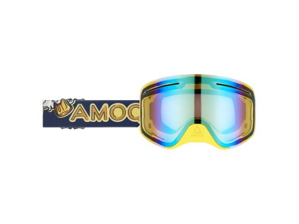 AMOQ Okuliare Vision Vent+ magnetické Beer - zlatá zrkadlová