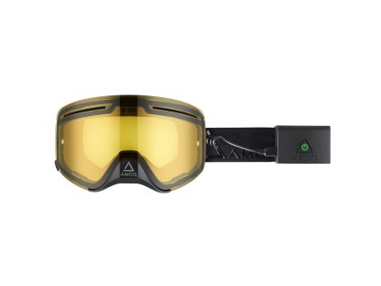 AMOQ Okuliare Vision Vent+ magnetické vyhrievané Blackout - žltá