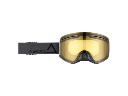 AMOQ Okuliare Vision Vent+ magnetické tmavá sivá-čierna - žltá
