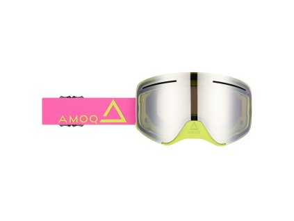 AMOQ Okuliare Vision Vent+ magnetické ružová-fluo - strieborná zrkadlová