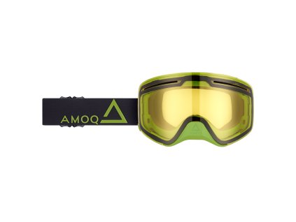 AMOQ Okuliare Vision Vent+ magnetické čierna-army zelená - žltá