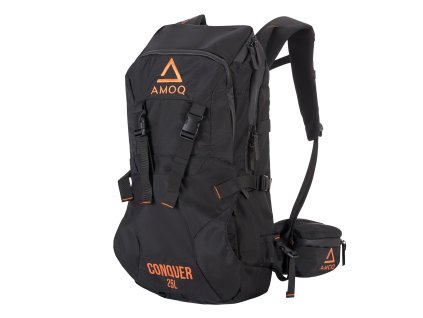 AMOQ Batoh Conquer 25L čierna/oranžová
