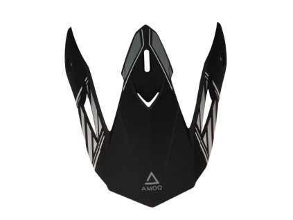 AMOQ Šilt na prilbu Meteor V2 Axis čierna/sivá