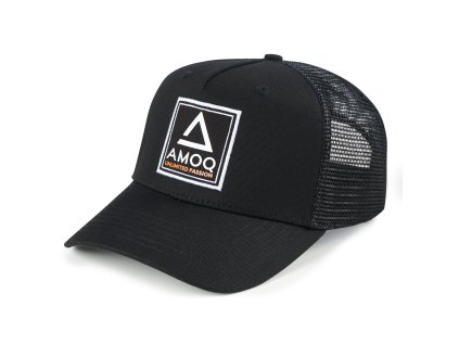 AMOQ Šiltovka Trucker čierna