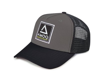 AMOQ Šiltovka Trucker sivá/čierna