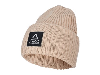 AMOQ Čiapka Astra Merino Wool béžová