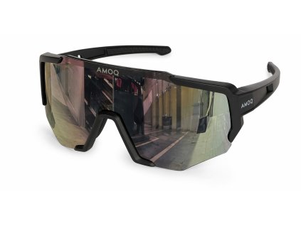 AMOQ Slnečné okuliare Blast Polarized matná čierna/zrkadlová
