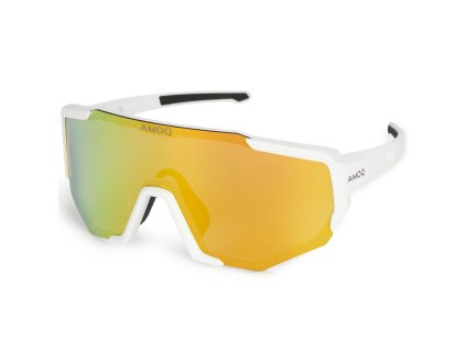 AMOQ Slnečné okuliare Blast Polarized biela/zlatá zrkadlová