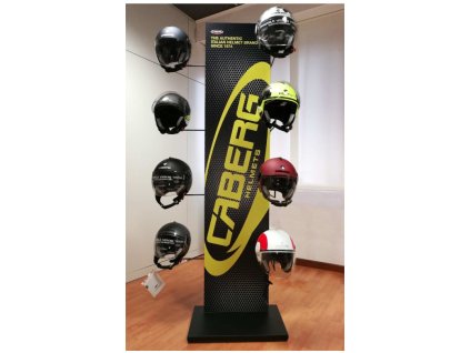 caberg material promo stojak display na 8 kaskow