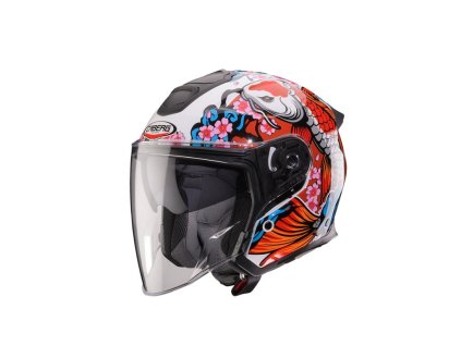 caberg 23 01 kask otwarty jet otwarty flyon ii koi