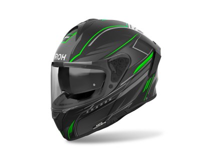 AIROH Integrálna prilba Spark 2 Shadow zelená matná – L