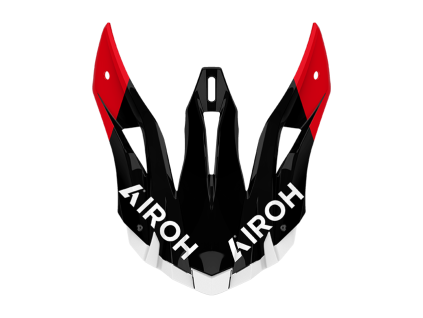 AIROH Šilt na prilbu Aviator Ace 2 Shield červená lesklá – ONE SIZE
