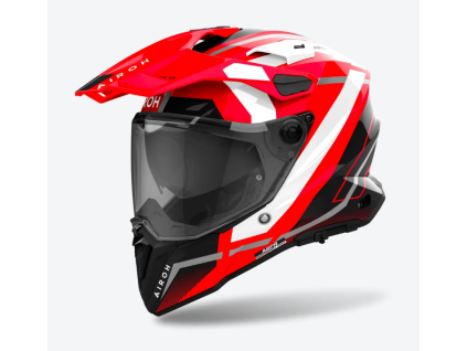 AIROH Adventure prilba Commander 2 Mavick červená lesklá XL