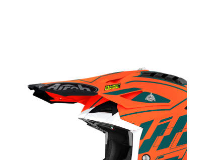 AIROH Šilt Aviator 3 Rampage – oranžový – ONE SIZE