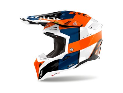 AIROH Motokrosová prilba Aviator 3 Monarch oranžová lesklá