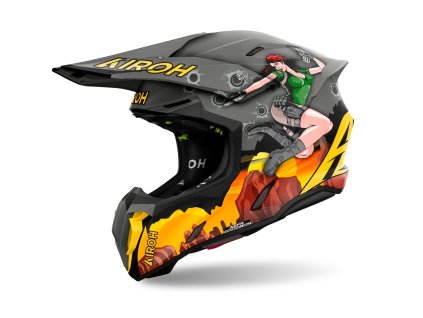 AIROH Motokrosová prilba Twist 3 Adventure matná