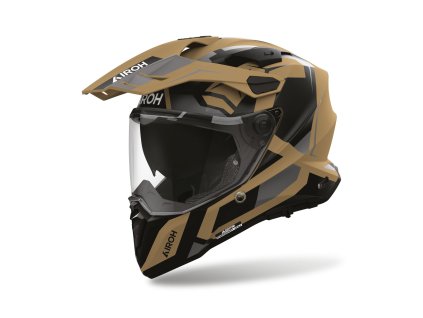 AIROH Adventure prilba Commander 2 Polar piesková matná
