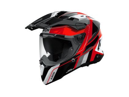 AIROH Adventure prilba Commander 2 Skip červená lesklá