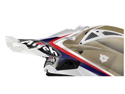 AIROH Šilt na prilbu Aviator 2.2 Check piesková lesklá – ONE SIZE