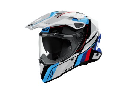AIROH Adventure prilba Commander 2 Skip biela lesklá