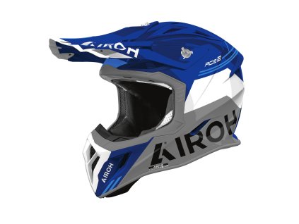 AIROH Motokrosová prilba Aviator Ace 2 Fury modrá lesklá