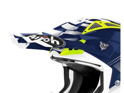 AIROH Šilt na prilbu Aviator Ace Nemesi modrá lesklá – ONE SIZE
