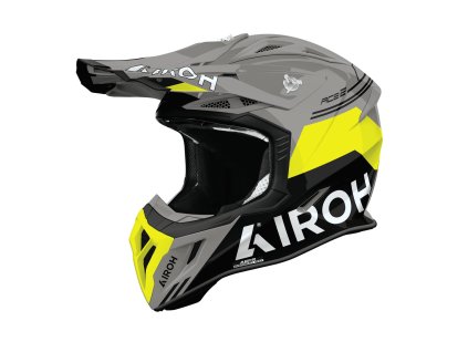 AIROH Motokrosová prilba Aviator Ace 2 Fury žltá lesklá