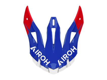 AIROH Šilt na prilbu Aviator Ace 2 Shield modrá/červená lesklá – ONE SIZE