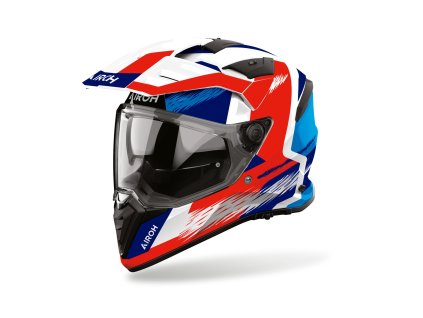 AIROH Adventure prilba Bandit Airspeed modrá/červená