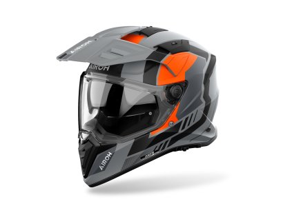 AIROH Adventure prilba Bandit Horn oranžová matná