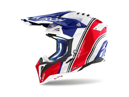 AIROH Motokrosová prilba Aviator 3 Hima červená lesklá