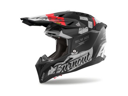 AIROH Motokrosová prilba Aviator 3 Burnout matná