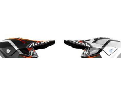 AIROH Šilt na prilbu Twist Great oranžová matná – ONE SIZE