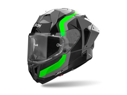 AIROH Integrálna prilba GP 800 Competition zelená Fluo lesklá