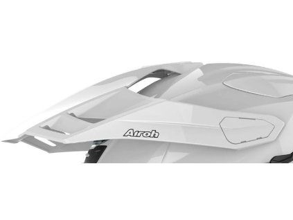 AIROH Šilt na prilbu Commander Color biela lesklá – ONE SIZE