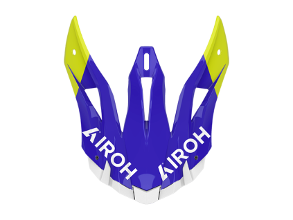 AIROH Šilt na prilbu Aviator Ace 2 Shield modrá/žltá lesklá – ONE SIZE