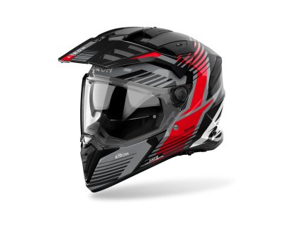 AIROH Adventure prilba Bandit Spicy červená lesklá