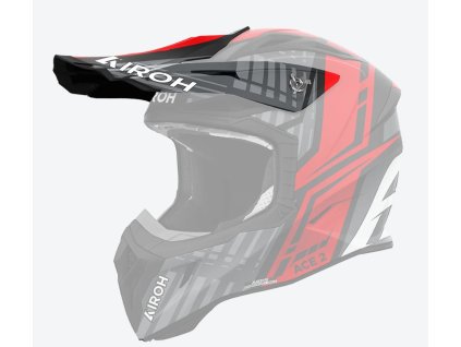 AIROH Šilt na prilbu Aviator Ace 2 Proud červená matná – ONE SIZE