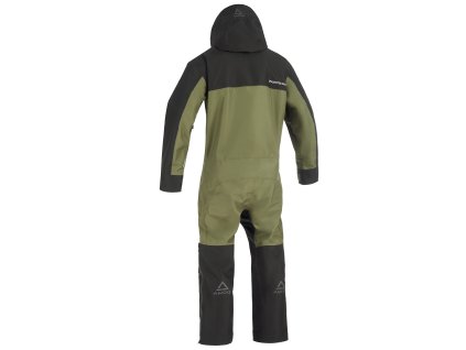 AMOQ Kombinéza na snežný skúter Dynamic čierna/army zelená/fluo