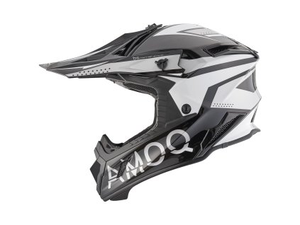AMOQ Motokrosová prilba Friction Mips čierna/sivá