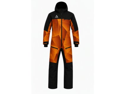 AMOQ Kombinéza na snežný skúter Concept Insulated čierna/oranžová