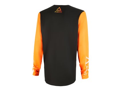 AMOQ Motokrosový dres Ascent Comp čierna-oranžová