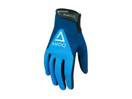 AMOQ Rukavice Ascent V2 tmavomodrá-nebeská modrá
