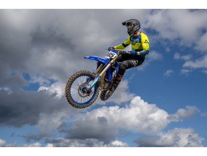 AMOQ Motokrosové nohavice Ascent V2 čierna-biela