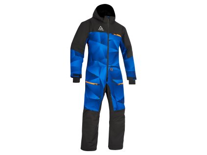 AMOQ Kombinéza na snežný skúter Concept Insulated čierna/modrá/oranžová